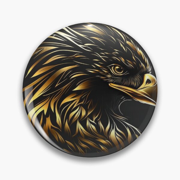 Item preview, Gold eagle head logo. designed and sold by Yaksza.