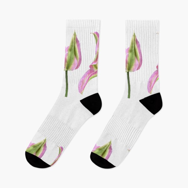 Item preview, 3 pink-green tulips designed and sold by Binas-gallery.
