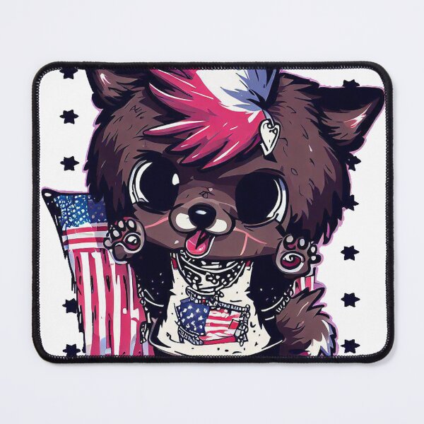 Item preview, Cute Dog 4th Of July Freedom Fighter designed and sold by ChromaArtistic.
