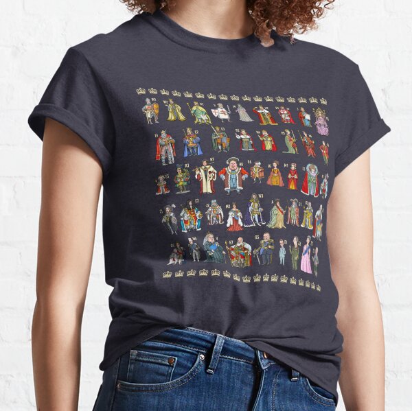 The Kings and Queens of England and Britain (2023) Classic T-Shirt