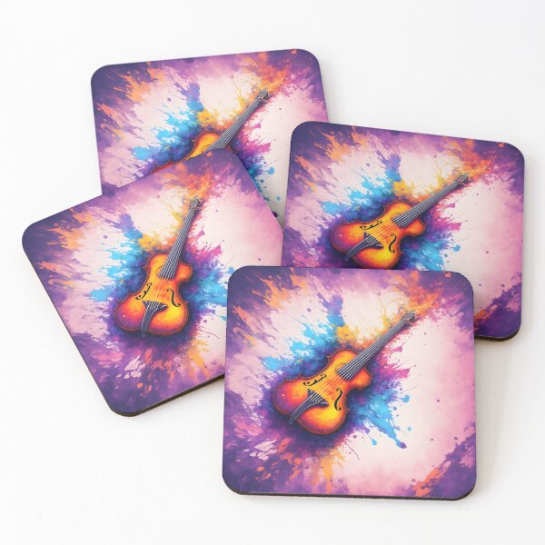 Item preview, Violin - Splash of Color - Purple designed and sold by Aaron2610.