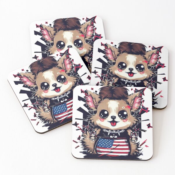 Item preview, Cute Dog 4th Of July The Anarchist in the USA designed and sold by ChromaArtistic.