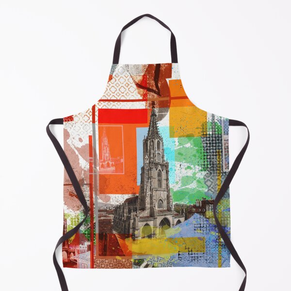 Item preview,  the Berner Münster should not be missed. The late medieval building is an architectural masterpiece. The Gothic architectural style is just as impressive as a glass painting cycle from the 15th century.
The design by Mallybeau Mauswohn shows a colorful  designed and sold by Mauswohn.