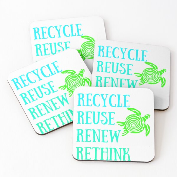Item preview, Recycle Reuse Renew Rethink designed and sold by carolineartshop.
