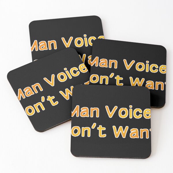 Item preview, Man Voice, Don't Want designed and sold by MidniteRealmVA.