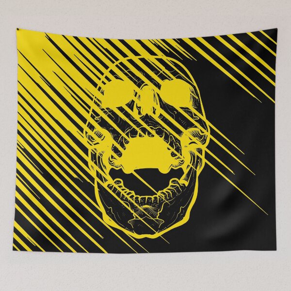 Item preview, Burning Skull Yello designed and sold by InfernalDesign.