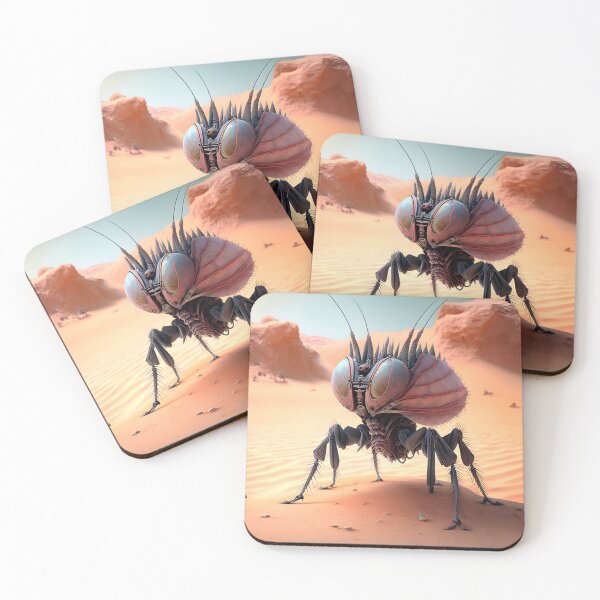 Item preview, Pink Insectoid Alien (Arthropod) Inhabitant of Mars designed and sold by AIWanderer.