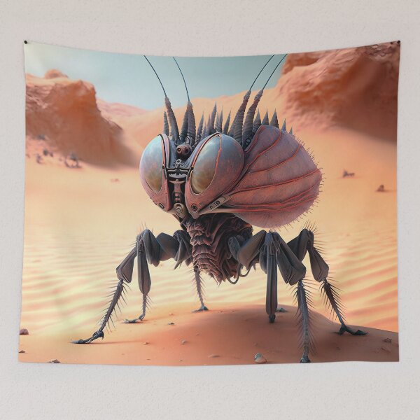 Item preview, Pink Insectoid Alien (Arthropod) Inhabitant of Mars designed and sold by AIWanderer.