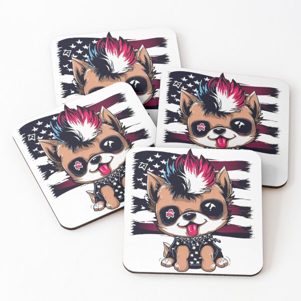 Item preview, Cute Dog 4th Of July Rebel Rocket designed and sold by ChromaArtistic.