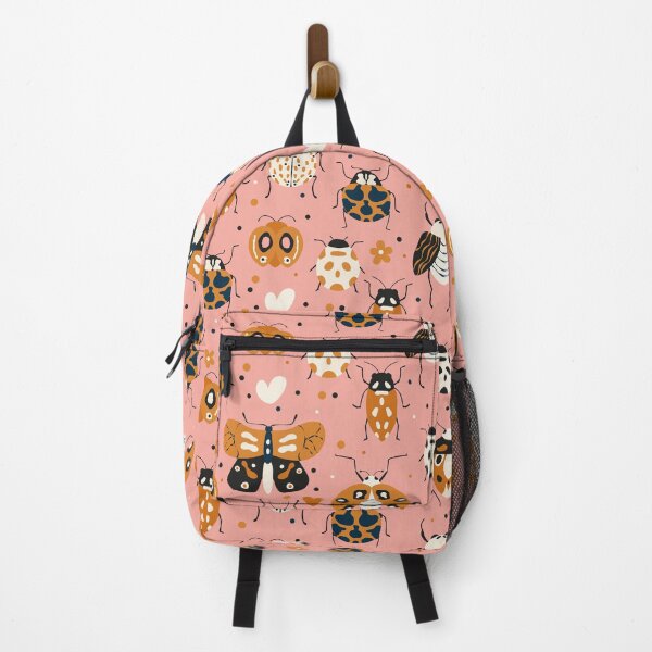 Item preview, Cute bugs on pink, pattern designed and sold by BlueLela.