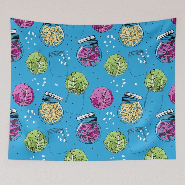 Item preview, Fermenting Sauerkraut Pattern designed and sold by CreativeBridge.