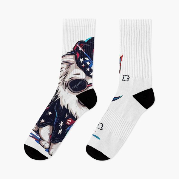 Item preview, Cute Dog 4th Of July Firework Fang designed and sold by ChromaArtistic.