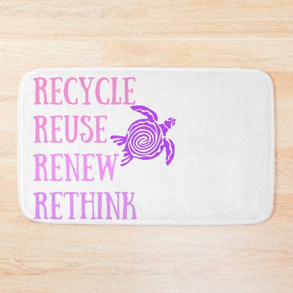Item preview, Recycle Reuse Renew Rethink designed and sold by carolineartshop.