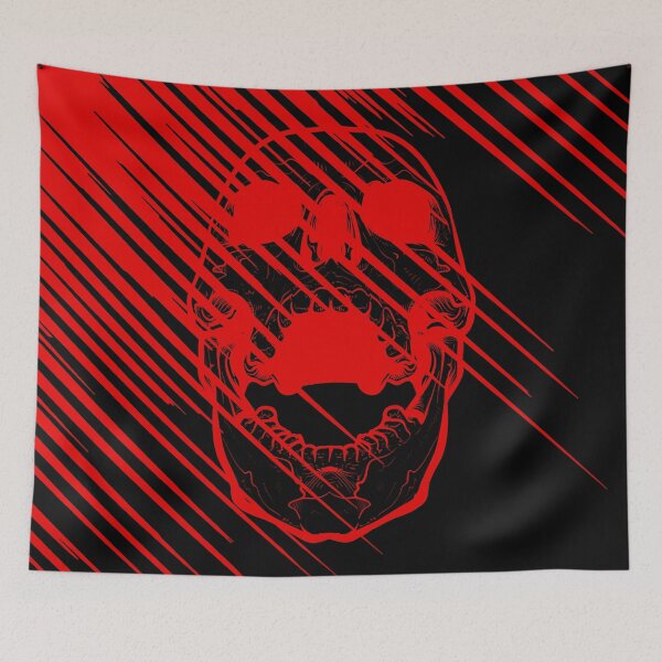 Item preview, Burning Skull Red designed and sold by InfernalDesign.
