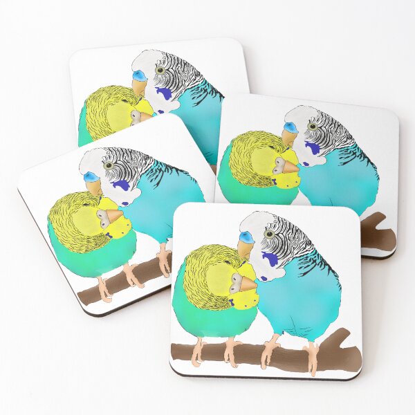 Item preview, Budgies designed and sold by RadMomCreations.