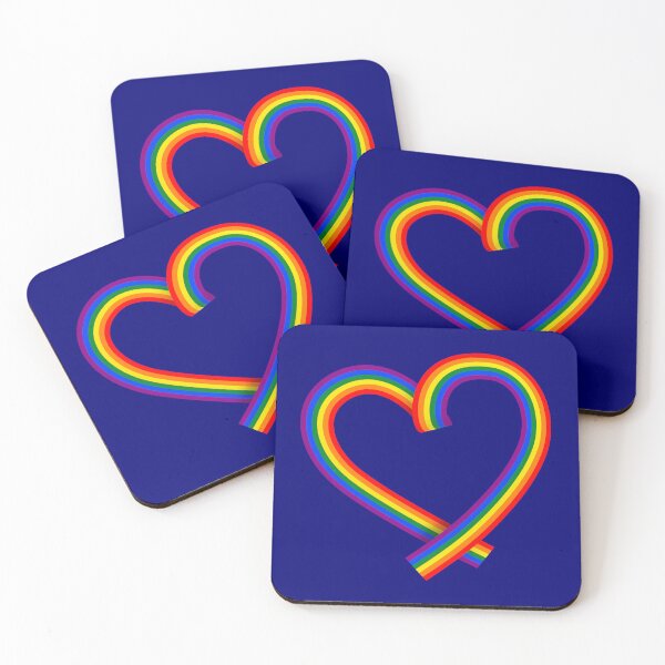 Item preview, heart ribbon ribbon rainbow rainbow flag LGBT designed and sold by lathspell.
