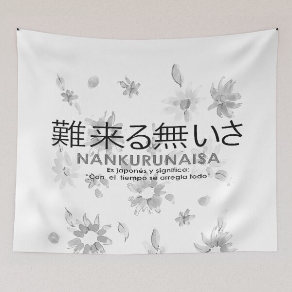 Item preview, Nankurunaisa with gray flower background designed and sold by MarisaArtes.