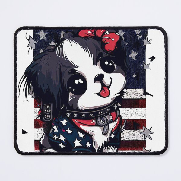 Item preview, Cute Dog 4th Of July Rebel Rouser Rocket designed and sold by ChromaArtistic.