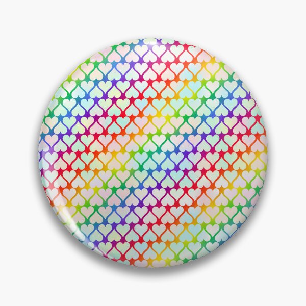Artikelvorschau, Regenbogen-offenes Herz-Muster entworfen und verkauft von Jandsgraphics.