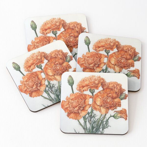 Item preview, Orange Carnations  designed and sold by Vanover Designs.