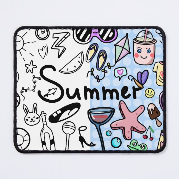 Item preview, Summer vibe colorful doodles designed and sold by Kroshkacahes.
