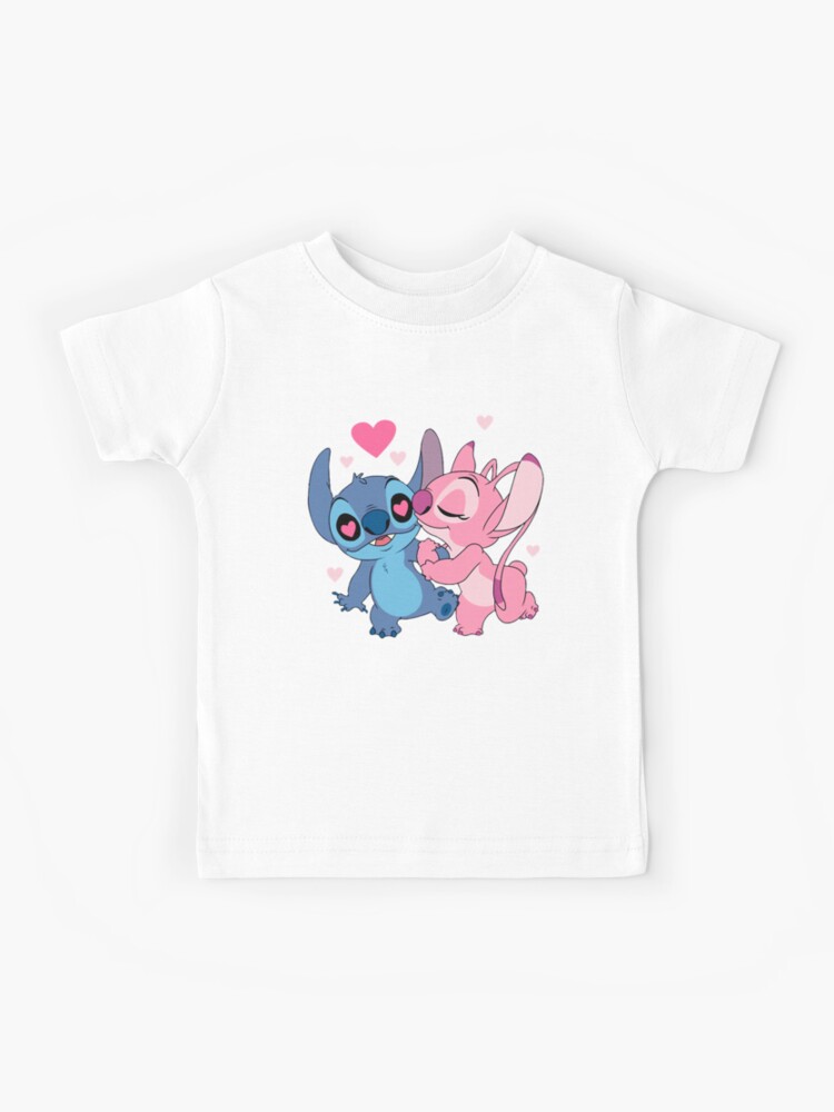 Stitch And Lilo Stitch Angel Love Kids T-Shirt for Sale by