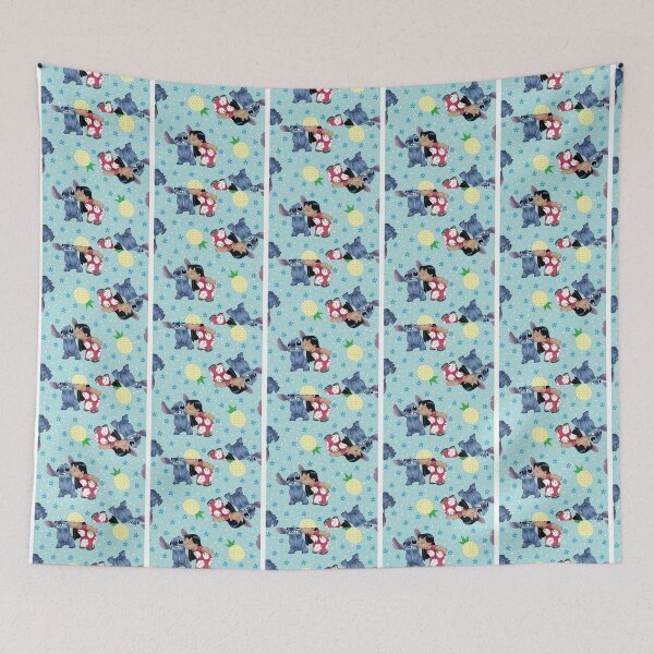 Item preview, Lilo _amp_ Stitch Pineapple Pattern designed and sold by HenrCorneUS.
