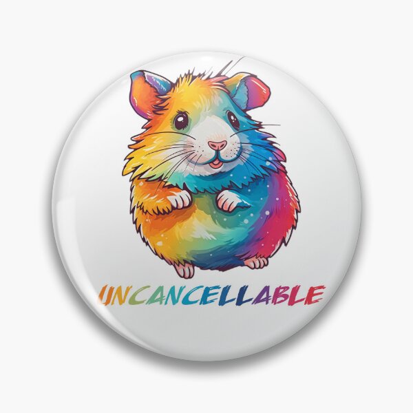 Item preview, Uncancellable Cute Hamster - Colorful Joyful Hamster Design designed and sold by RandomForestBot.