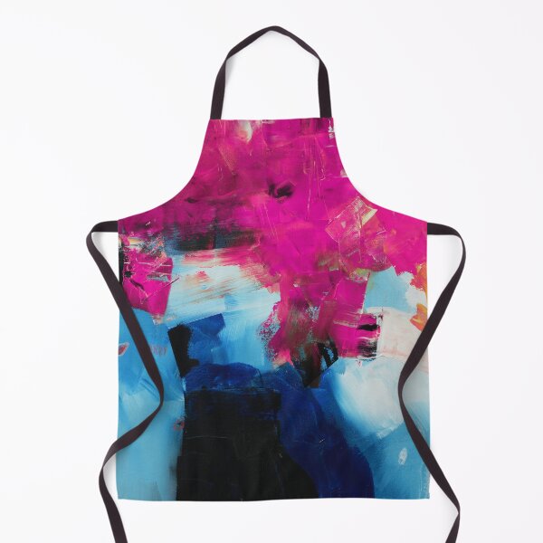 Item preview, Pink and navy blue bold vibrant abstract  designed and sold by AndradaArt.
