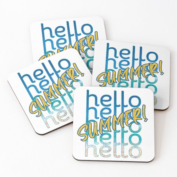 Item preview, Hello Summer Graphic Text Design designed and sold by artbybiyan.