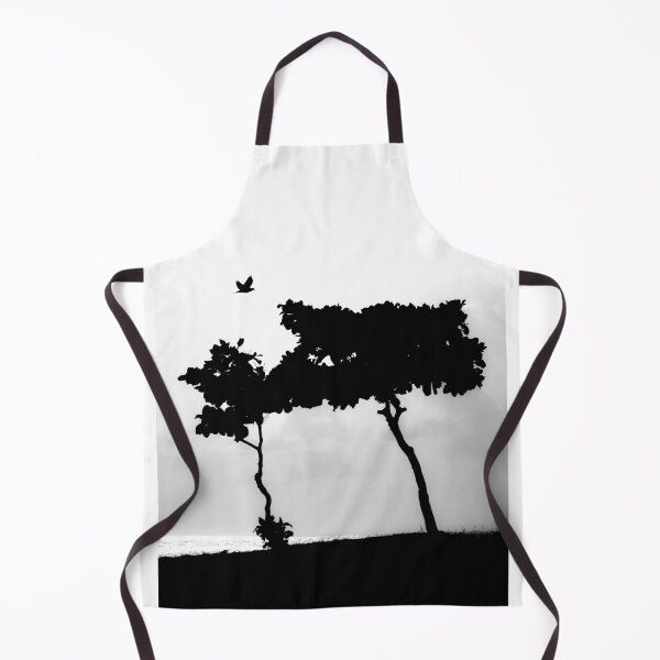 Item preview, Dark trees and birds against a clear sky. Black and white photography designed and sold by willamsharking.