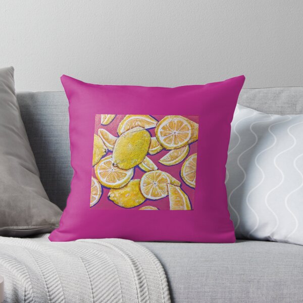 Let's Make Lemonade Throw Pillow