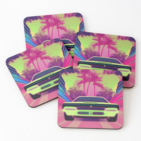 Item preview, Retro synthwave car designed and sold by brandway.