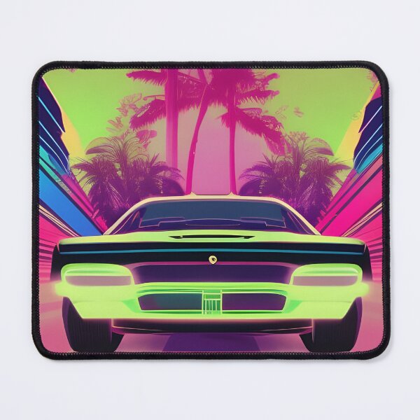 Item preview, Retro synthwave car designed and sold by brandway.