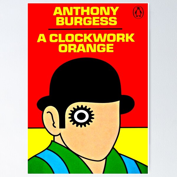 Vista previa del artículo con la obra «Una Naranja Mecánica», diseñado y vendido por booksnbobs.