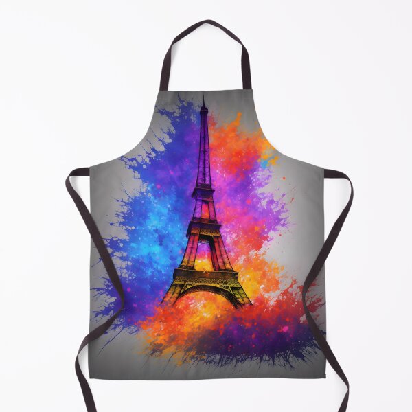 Item preview, Paris Eiffel Tower - Vibrant Splash of Color designed and sold by Aaron2610.