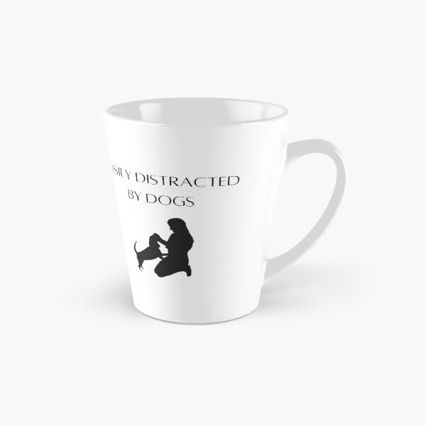 Item preview, Easily distracted by dogs illustration designed and sold by HappyNoireArt.