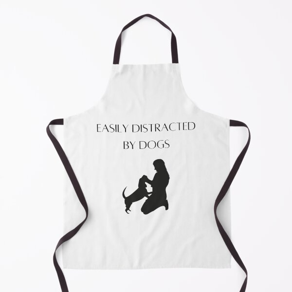 Item preview, Easily distracted by dogs illustration designed and sold by HappyNoireArt.