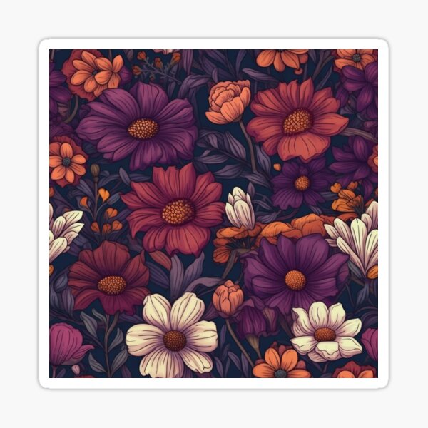Flower Pattern Sticker