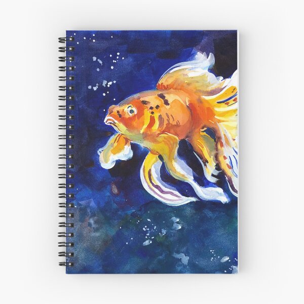 Item preview, Goldfish y burbujas designed and sold by Ksenia Annis.