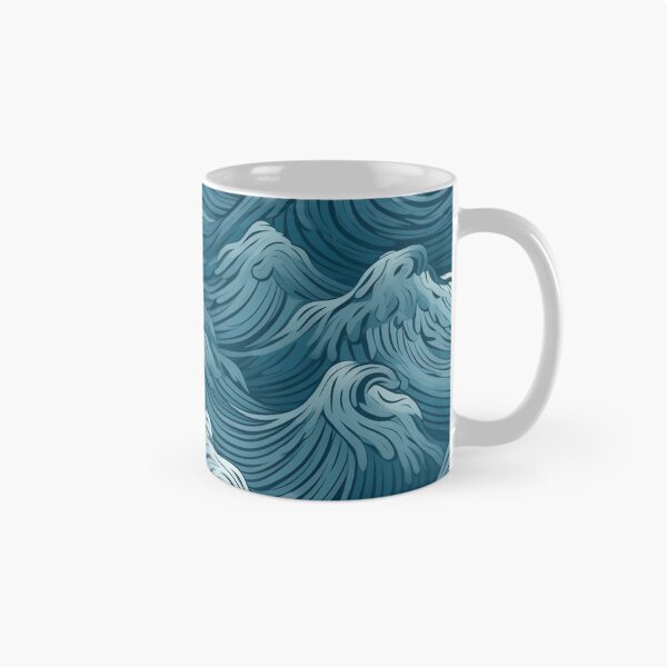 Aperçu de l'œuvre Blue wave Pattern 1 créée et vendue par LTAdesigns.