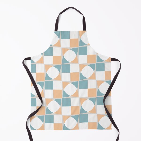 Item preview, Retro Pattern - Blue Peach and White designed and sold by Blue-Banana.