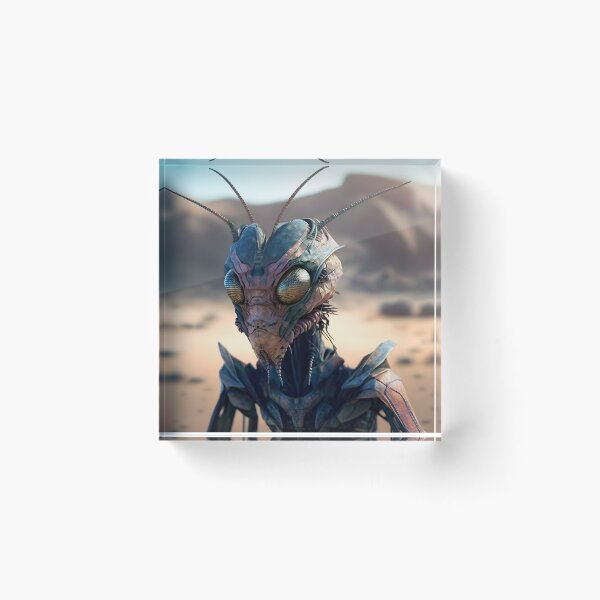 Item preview, Creepy Insectoid Alien (Arthropod) Inhabitant of Mars designed and sold by AIWanderer.