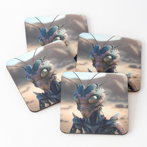 Item preview, Creepy Insectoid Alien (Arthropod) Inhabitant of Mars designed and sold by AIWanderer.