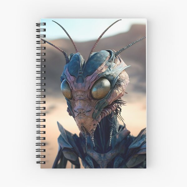 Item preview, Creepy Insectoid Alien (Arthropod) Inhabitant of Mars designed and sold by AIWanderer.