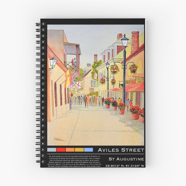 Item preview, Aviles Street St Augustine Poster designed and sold by William Holkham.