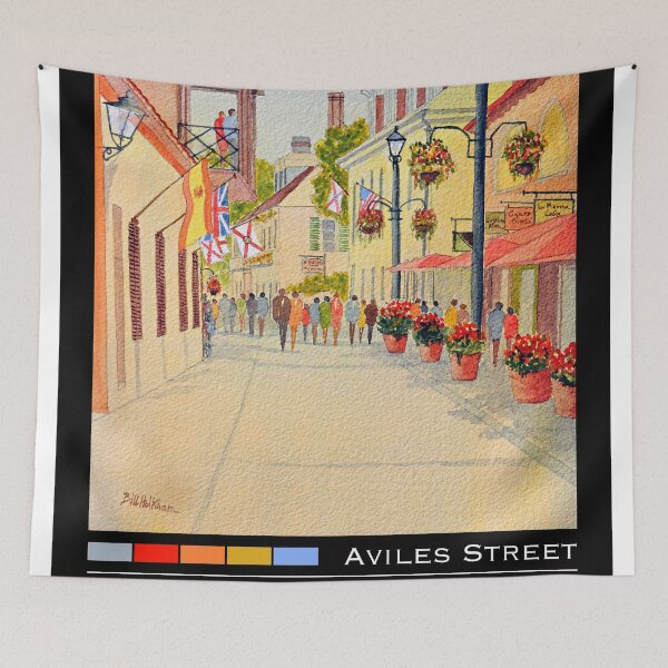 Item preview, Aviles Street St Augustine Poster designed and sold by William Holkham.