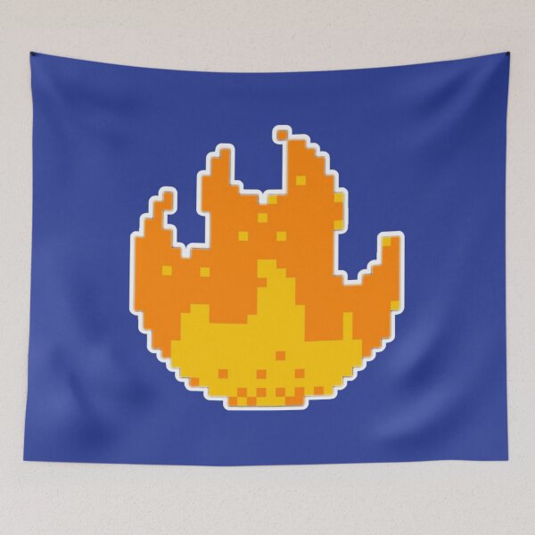 Item preview, Pixel Fire (bordered) designed and sold by agenttomcat.