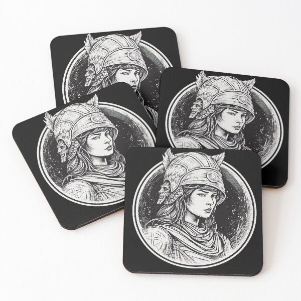 Item preview, Warrior maiden strong woman fighter ancient fantasy designed and sold by Dreamakerstudio.