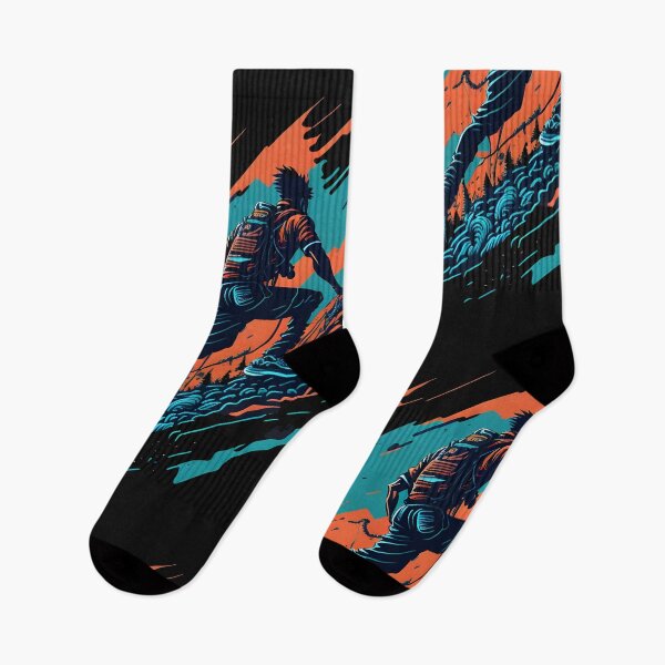 Item preview, Never Give-up -  Vibrant and Edgy Male Mountaineering -  Clothing and Digital Art designed and sold by Chromatic-Art.